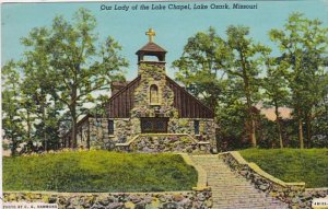 Missouri Lake Ozark Our Lady Of The Lake Chapel 1953 Curteich