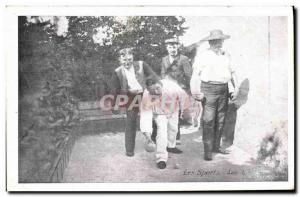 Old Postcard Petanque Bowls