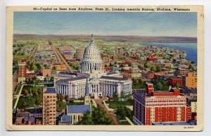Wisconsin State Capitol Madison, WI - Unused Postcard