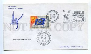 418274 FRANCE Council of Europe 1973 year Strasbourg European Parliament COVER
