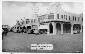 St Cloud Florida Hunter Arms Hotel Exterior View Antique Postcard J56121