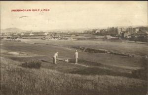 Sheringham UK Golf Golfing c1910 Used Postcard