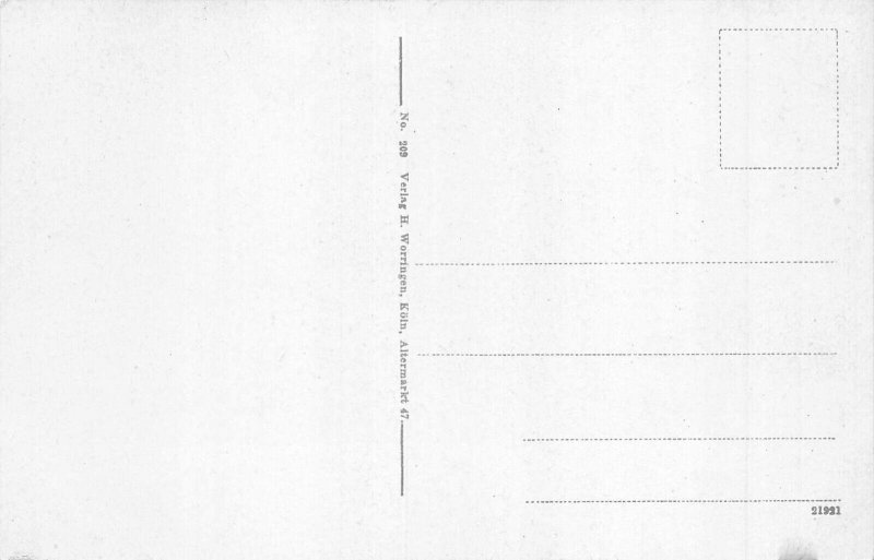 L046 Germany Koeln am Rhein Hohenzollern Bridge vintage postcard