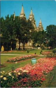 Temple Square Salt Lake City UT Postcard PC499