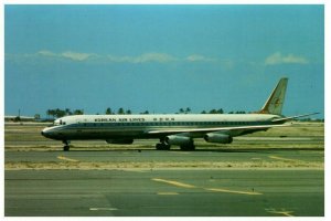 Korean Airlines McDonnell Douglas DC8 63CF at Honolulu Intl Airport Postcard