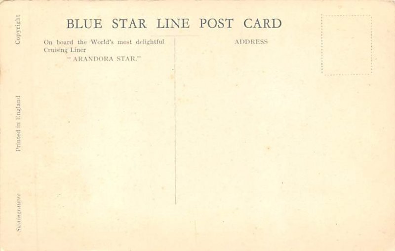 SS Arandora Star Blue Star Line Ship Unused 