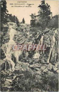 Old Postcard L auvergne 629 projecting cascade the oulette (1 drop)