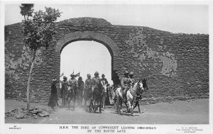 US5397 the duke of connaught leaving omdurman royalty  real photo sudan africa