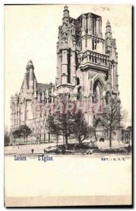 Laken Belgium Old Postcard the & # 39eglise