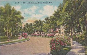 Florida Miami Beach Rivo Alto Island 1946