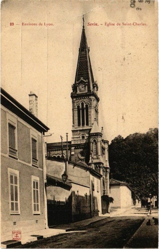 CPA LYON Serin Église de St-Charles (993946)