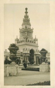 Exposition 1915 Ornate Tower San Francisco California RPPC Photo Postcard 13195