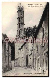 Old Postcard Fontenay le Comte La Tour Rivalland