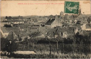 CPA DREUX - Vue d'une partie de la Ville prise des Bates (131706)