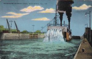 Illinois Peoria Whitehouse Crossing Locks 1946