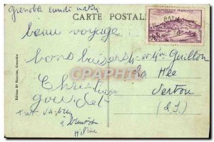 Old Postcard Dauphine La Grave L & # 39Hotel De La Meije and glaciers