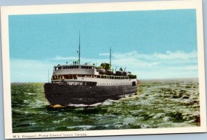 postcard ferry M. V. Abegweit Prince Edward Island Canada