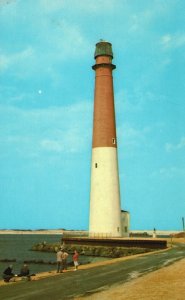 Postcard Famous Historic Landmark State Park Summer Barnegat Light New Jersey NJ