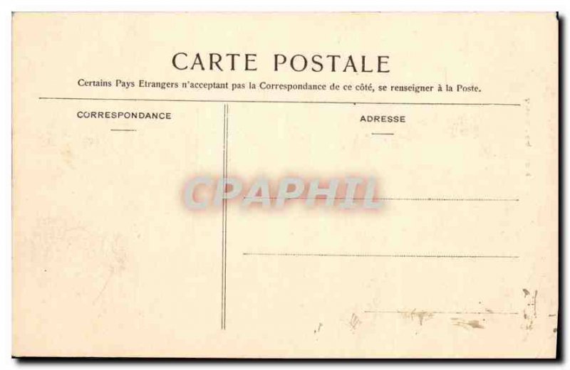 Old Postcard Chantilly Chateau view