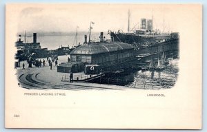 LIVERPOOL Princes Landing Stage ENGLAND UK UDB Postcard