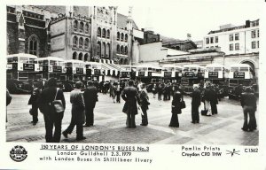 Transport Postcard - 150 Years of London Buses - London Guildhall 1979 - U720
