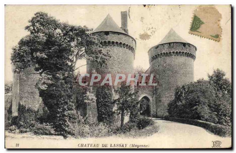 Old Postcard Chateau de Lassay
