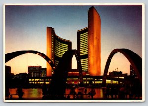 c1980 City Hall in Toronto ONTARIO Canada 4x6 Vintage Postcard 0264