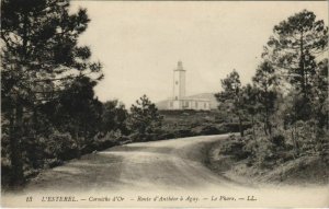 CPA Route d'Antheor a Agay - Le Phare - Corniche d'Or - L'Esterel (1112619)