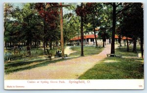 SPRINGFIELD, Ohio OH ~ Spring Grove Park CASINO 1908 Clark County  Postcard