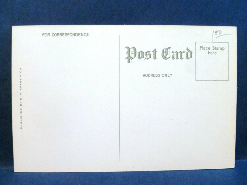 Postcard TX Fort Worth Broadway Street View