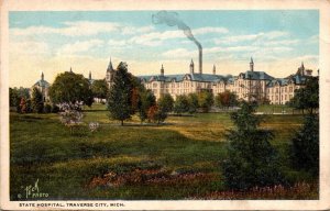 Michigan Traverse City State Hospital Curteich