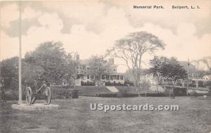 Memorial Park Bellport, L.I. NY Unused