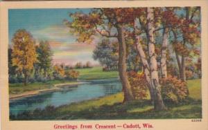 Wisconsin Greetings From Cadott 1949