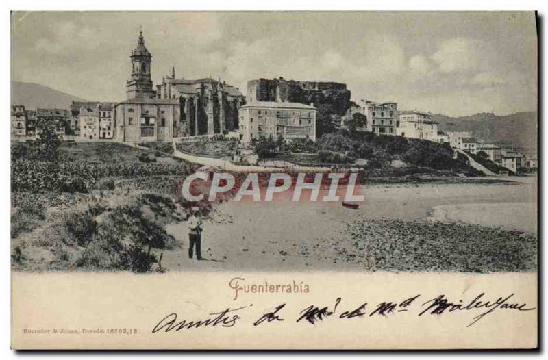 Old Postcard Fuenterrabia