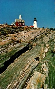 Maine Pemaquid Point Lighthouse 1961