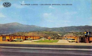 Slumber Lodge US 85 87 Colorado Springs Colorado 1959c postcard