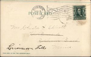 Brookline ME Sears Memorial Chapel Riverdale Parkway c1905 Postcard