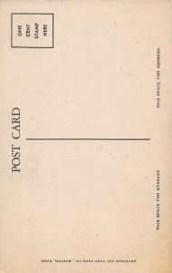 Fishing Sailing Boats Gloucester Massachusetts 1940s postcard