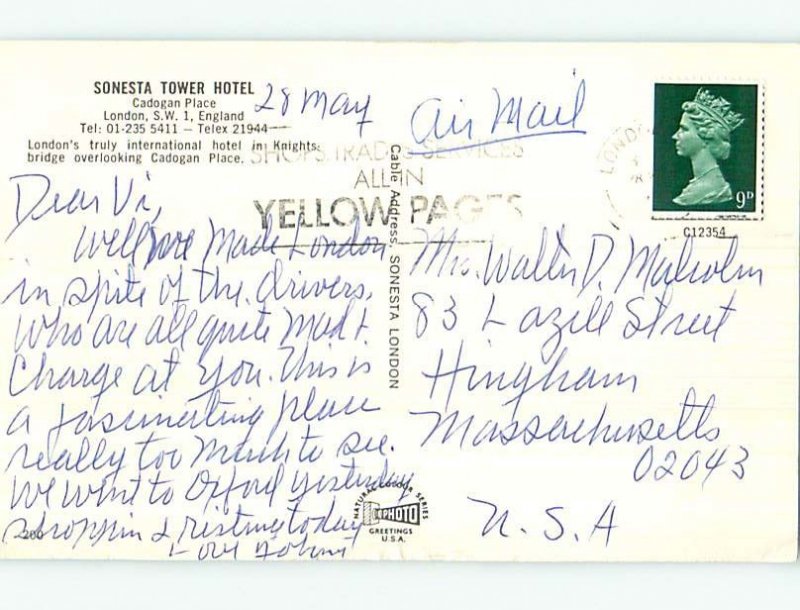 Pre-1980 TOWN VIEW SCENE London UK p9749