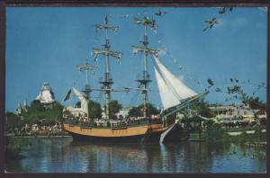 Columbia,Frontierland,Disneyland Postcard BIN