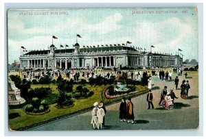 C. 1907 States Exhibit Building. Jamestown Exposition Postcard P41 