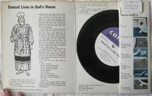 Vintage Samuel Lives In Gods House Canon Bible Program For GE Show N Tell 1966