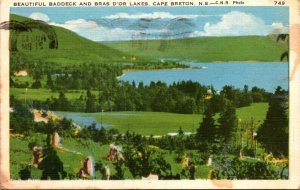 Canada Nova Scotia Cape Breton Beautiful Baddeck and Bras D'Or Lakes 1943