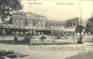 Furstliches Kurhaus Bad Pyrmont Germany 1909 