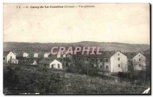 Postcard Old Camp of Courtine Army General view