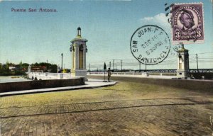 PC PUERTO RICO, PUENTE SAN ANTONIO, Vintage Postcard (b47295)