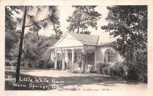 Warm Springs Georgia Little White House Real Photo Vintage Postcard AA71216