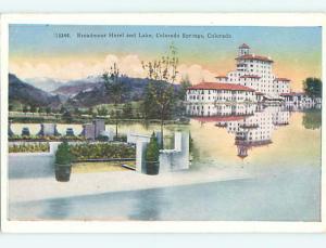 Unused W-Border BROADMOOR HOTEL Colorado Springs Colorado CO u9421