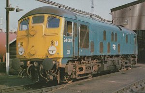 Railways Postcard - Trains - No 24 087 on Crewe Depot During 1978 - W673