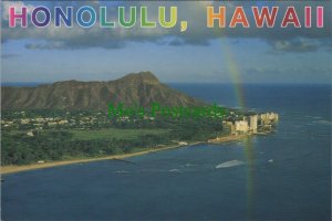 America Postcard - Aerial View of Honolulu, Hawaii   RR12163